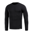 Musta M-Tac Long-sleeve T-shirt 93/7, puuvillaa ja elastaania, sopii arkeen, urheiluun, metsästykseen ja ulkoiluun. Pehmeä ja kestävä.