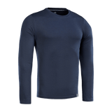 M-Tac Long-sleeve T-shirt 93/7 miesten malli, 93% puuvillaa ja 7% elastaania, sopii arkeen ja urheiluun, musta.
