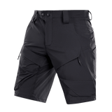 M-Tac Shorts Rubicon Flex tumman oliivinvihreänä, cargotaskuilla ja YKK-vetoketjuilla, ihanteelliset kesäkäyttöön ja maksimaaliseen liikkumisvapauteen.