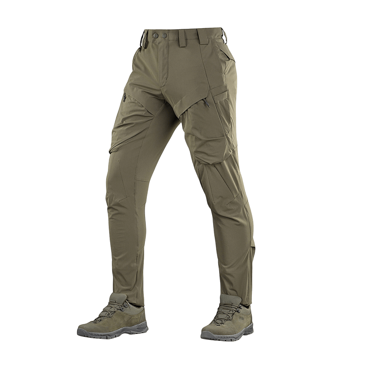 M-Tac Rubicon Flex -housut 4-Way Stretch -kankaasta, sopivat treeniin, työhön ja matkustukseen; mukavuutta ja liikkumisvapautta.