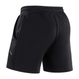 Mustat M-Tac Shorts Sport Fit Cotton -shortsit kuminauhavyötäröllä ja sivutaskuilla, täydelliset treeniin ja kesäpäiviin.