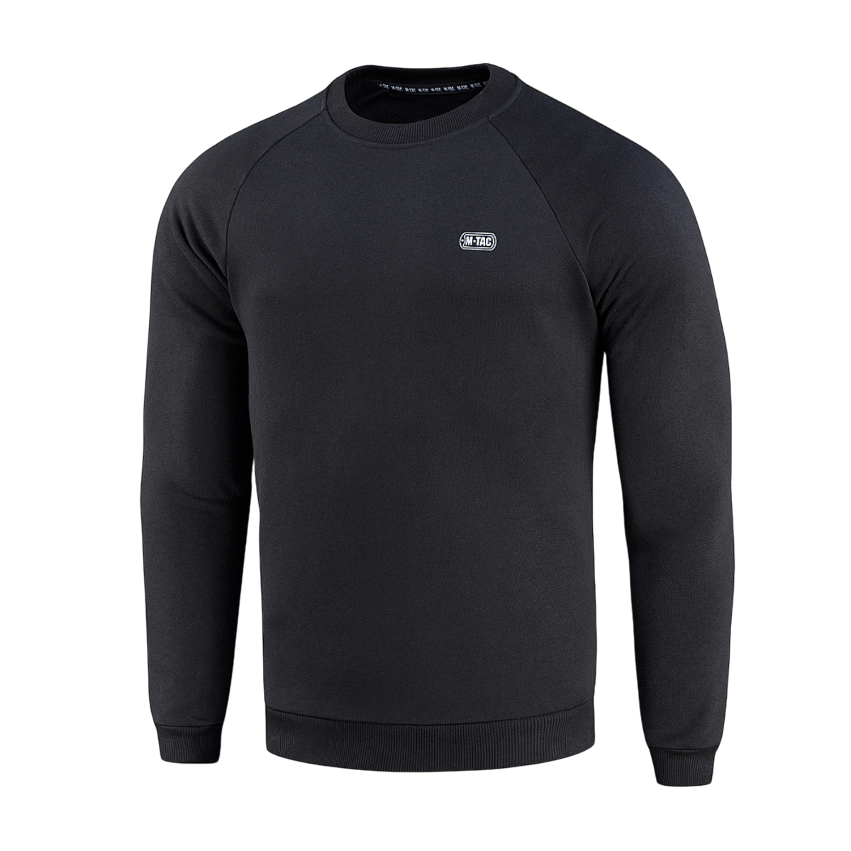 M-Tac Cotton Sweatshirt, musta, arkeen ja urheiluun, 100% puuvillaa maksimaaliseen mukavuuteen ja liikkumisvapauteen