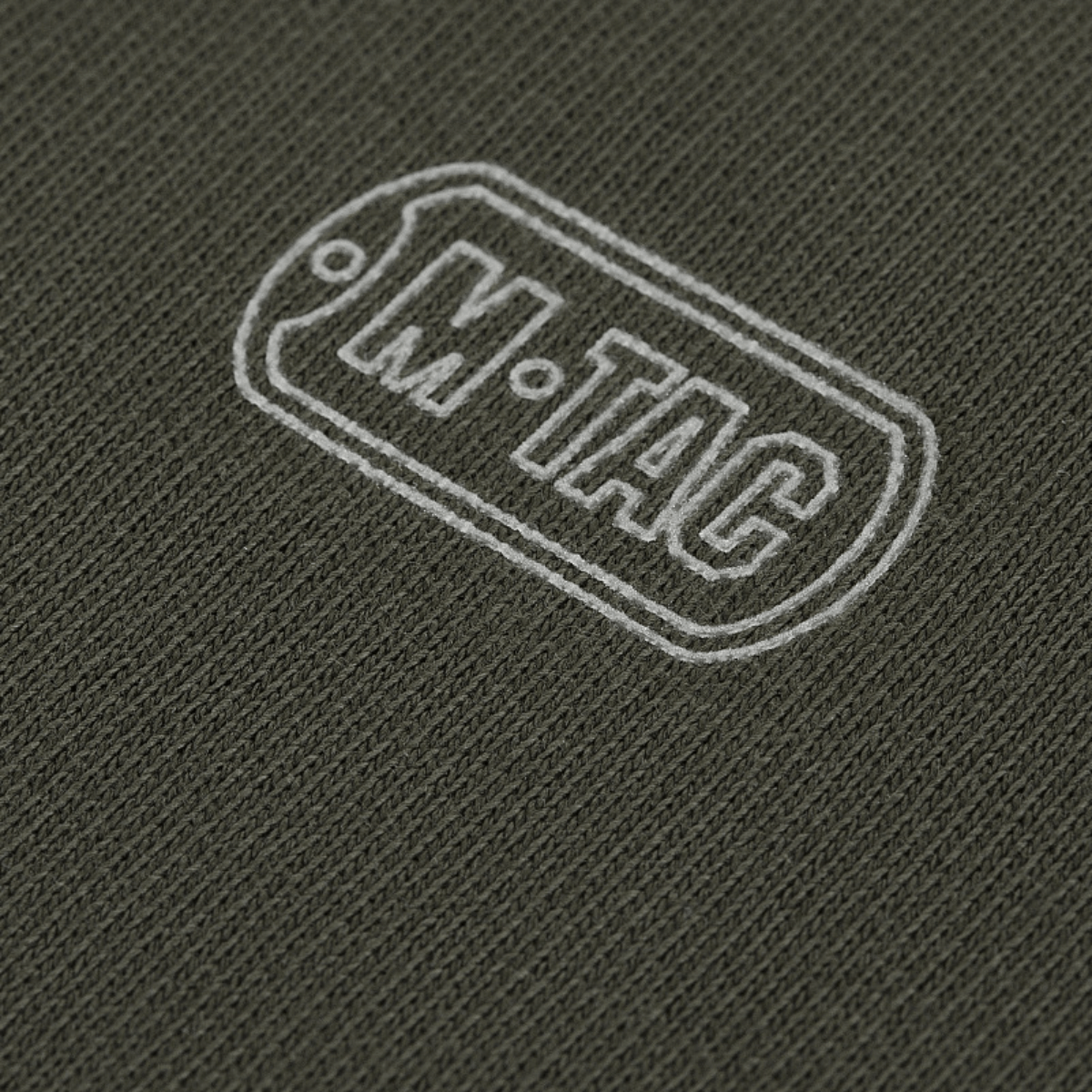 M-Tac Cotton Sweatshirt -logo oliivinvihreässä kankaassa