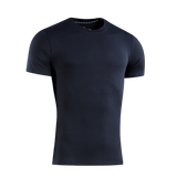 M-Tac T-shirt 93/7 Summer musta, 93% puuvillaa ja 7% elastaania, arkeen sopiva, hyvä hengittävyys ja mukavuus.