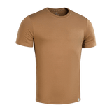M-Tac T-shirt 93/7 Summer ruskea, kevyt ja hengittävä, sopii lämpimiin kesäpäiviin, anatominen leikkaus korostaa siluettia.