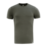 M-Tac T-shirt 93/7 Summer puuvillainen, vihreä, lyhythihainen, sopii kuumiin päiviin, mukava, kevyt ja hengittävä materiaali.