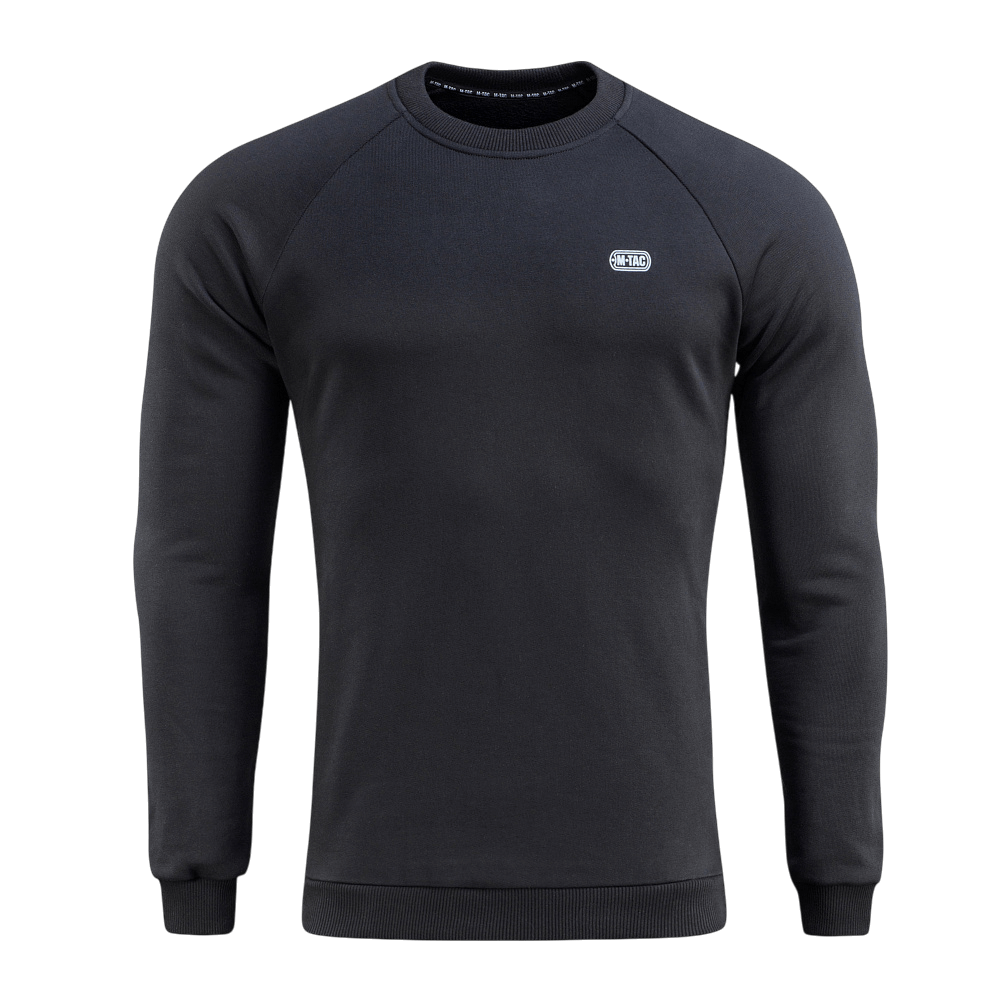 M-Tac Sweatshirt Cotton Hard - lämmin 100% puuvillainen collegepaita resoreilla ja heijastavalla logolla, sopii päivittäiseen käyttöön.