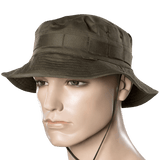 M-Tac Panama Rip-Stop army-hattu puolijäykällä lipalla ja tuuletusrei'illä, Boonie-mallin innoittama, mannequinilla.