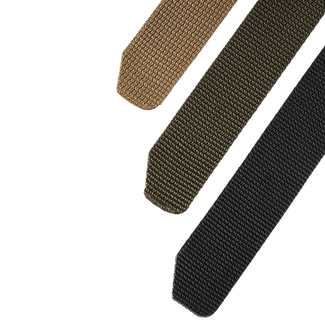 M-Tac puristusremmi, kestävä nylon-utility-vyö taktisiin varusteisiin, kolmea värivaihtoehtoa.