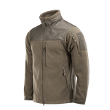 M-Tac Alpha Microfleece takki Gen.II vahvistetusta fleecestä, ihanteellinen taktiseen ja ulkokäyttöön kylmällä säällä.