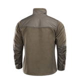 M-Tac Alpha Microfleece takki Gen.II takaa nähtynä, vahvistettu fleece ja Oxford-nylon kulutuskestävyyteen, sopii kylmään säähän.