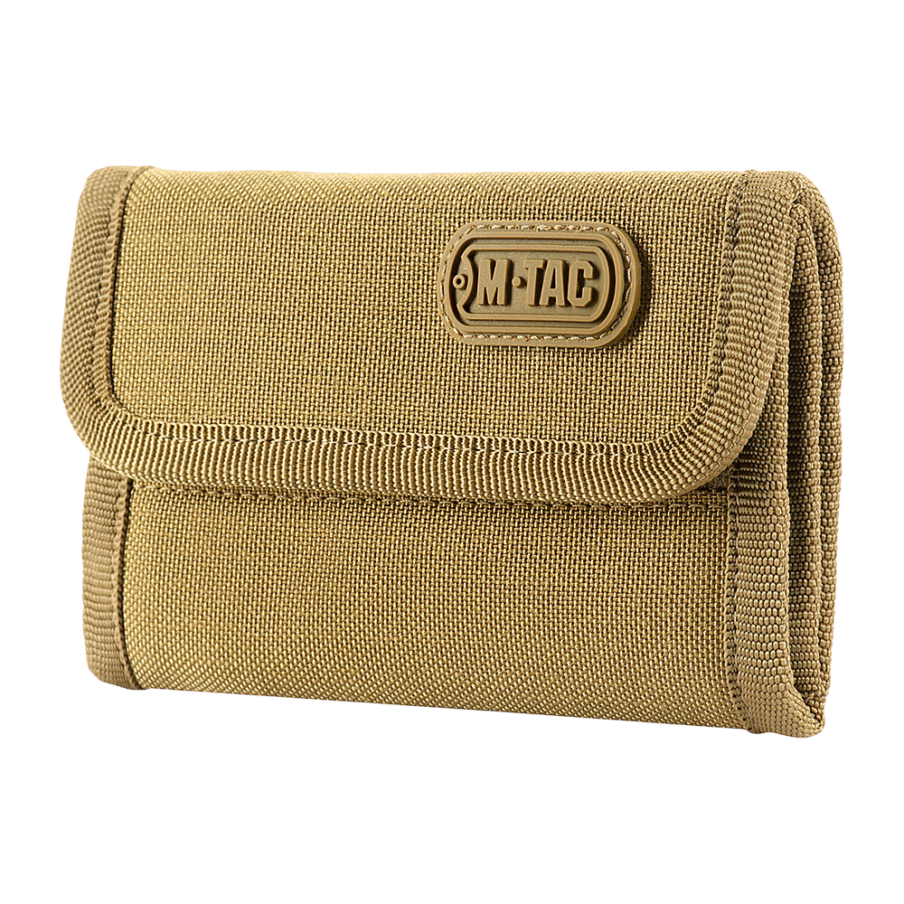M-Tac Pung Elite Gen.II kestävä Cordura 500D:stä YKK-vetoketjuilla ja tyylikkäällä M-Tac-logolla, sopii käteiselle, korteille ja asiakirjoille.