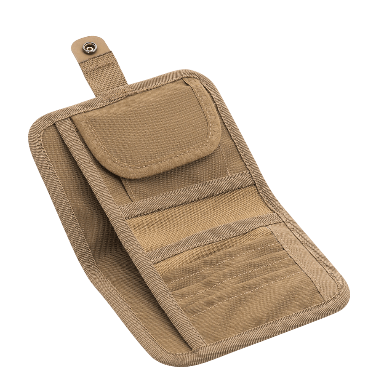 M-Tac Patch Panel Elite Large 1000D CORDURA®, kortti- ja setelipaikat sekä Velcro-suljenta, beige.