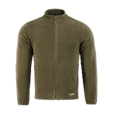 M-Tac Nord Polartec -fleecetakki oliivinvihreänä, valmistettu Polartec® 200 Series -fleecestä, sopii lämpöön ja kosteutta imevään mukavuuteen.