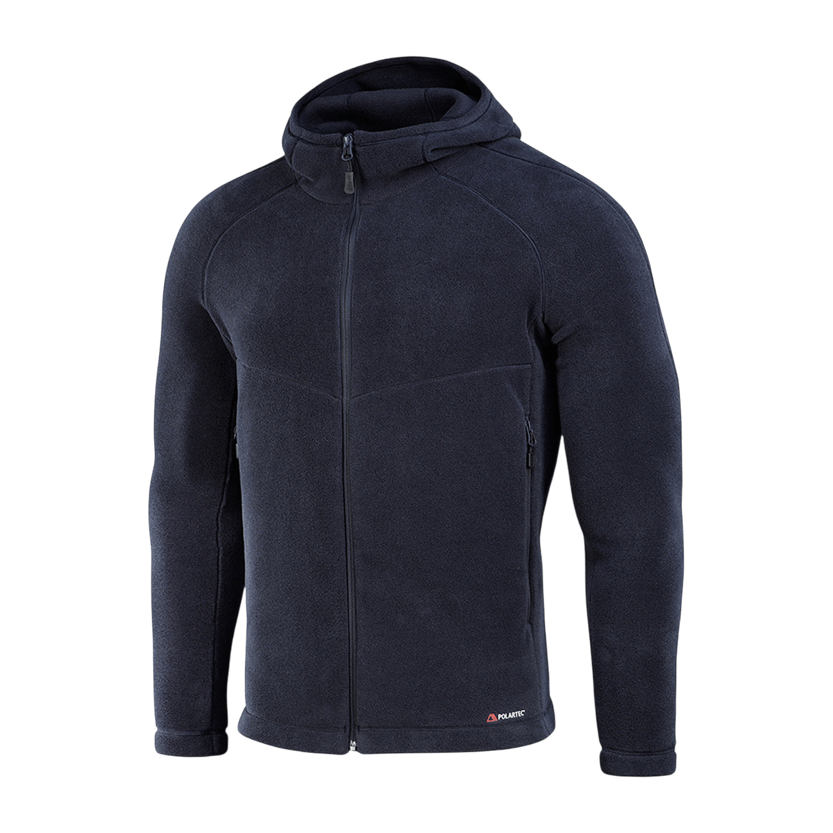 M-Tac Sprint Fleece Sweatshirt Polartec mustana hupulla ja vetoketjulla, valmistettu kestävästä ja lämpimästä Polartec® 200 Series -fleecestä.