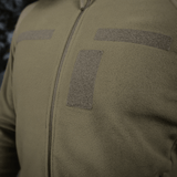 M-Tac Combat Fleece Polartec -takki Velcro-paneeleilla ja YKK-vetoketjuilla, valmistettu kestävästä Polartec® fleece -materiaalista.