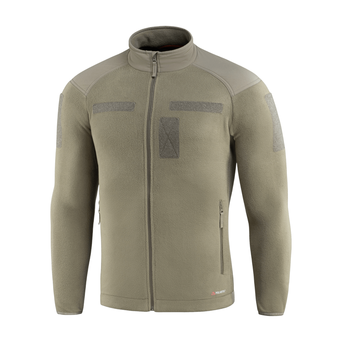 M-Tac Combat Fleece Polartec -takki beige, Polartec® fleece, YKK-vetoketjut ja joustavat hihansuut.
