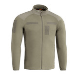 M-Tac Combat Fleece Polartec -takki YKK-vetoketjuilla, tarrapaneeleilla ja verkkokappaleilla.