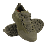 M-Tac Tactical Sneakers Patrol R Vent, oliivinvihreä, trekkingiin, juoksuun ja ulkoiluun; kestävä nahka ja hengittävä 3D-mesh.