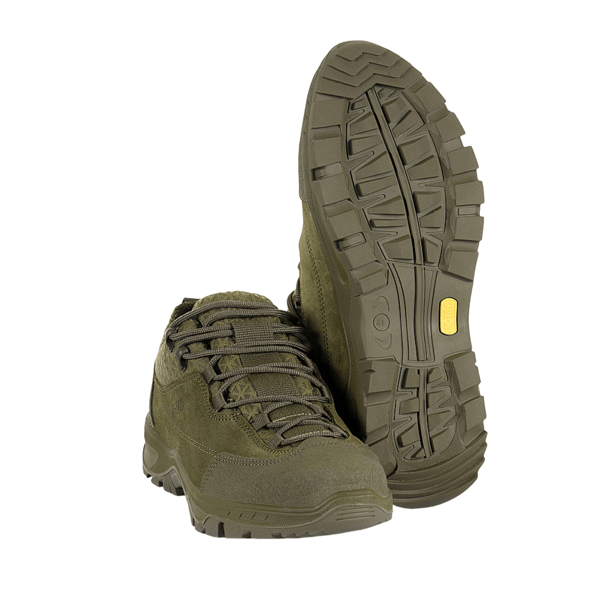 M-Tac Tactical Sneakers Patrol R Vent, oliivinvihreä, trekkingiin ja ulkoiluun; liukastumaton pohja ja hengittävä rakenne.