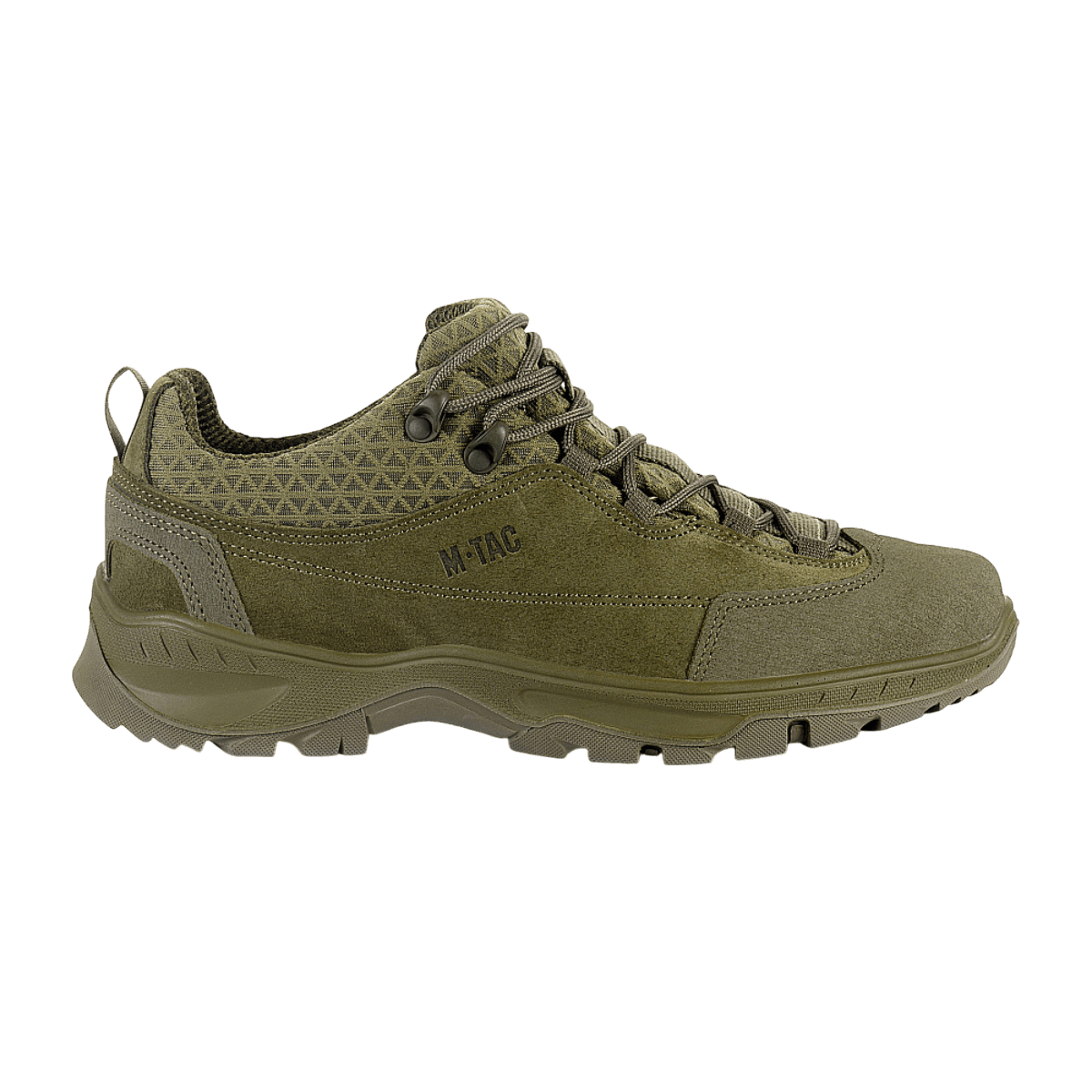 M-Tac Tactical Sneakers Patrol R Vent, vankka muotoilu, mokkanahkainen päällinen ja 3D-mesh trekkingiin ja päivittäiseen käyttöön.