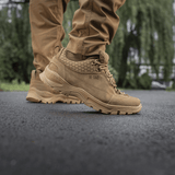 M-Tac Tactical Sneakers Patrol R Vent, trekkingiin ja juoksuun; kestävä nahka ja hengittävät mesh-yksityiskohdat, ulkona.