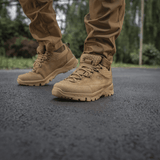 M-Tac Tactical Sneakers Patrol R Vent, tukevat ja hengittävät kengät trekkingiin ja ulkoiluun; mokkanahka ja 3D-mesh.