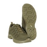 M-Tac Tactical Sneakers IVA oliivinvihreänä, hengittävä mesh ja synteettinen nubuck, sopii kesän retkeilyyn ja ulkoiluun.