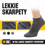 M-Tac Let Sportsokker ergonomisella istuvuudella ja hengittävällä materiaalilla, täydelliset juoksuun ja ulkoiluun lämpimällä säällä.