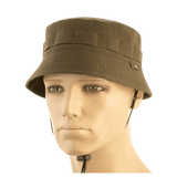 M-Tac Panamahat Gen. II Summer Flex camel nylon/elastaani, säädettävä leukaremmi ja NIJ-sertifiointi, galleria-asento 1.