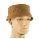 M-Tac Panamahat Gen. II Summer Flex camel nylon/elastaani ripstop-rakenne, säädettävä leukahihna ja NIJ-sertifiointi, galleria-asento 1