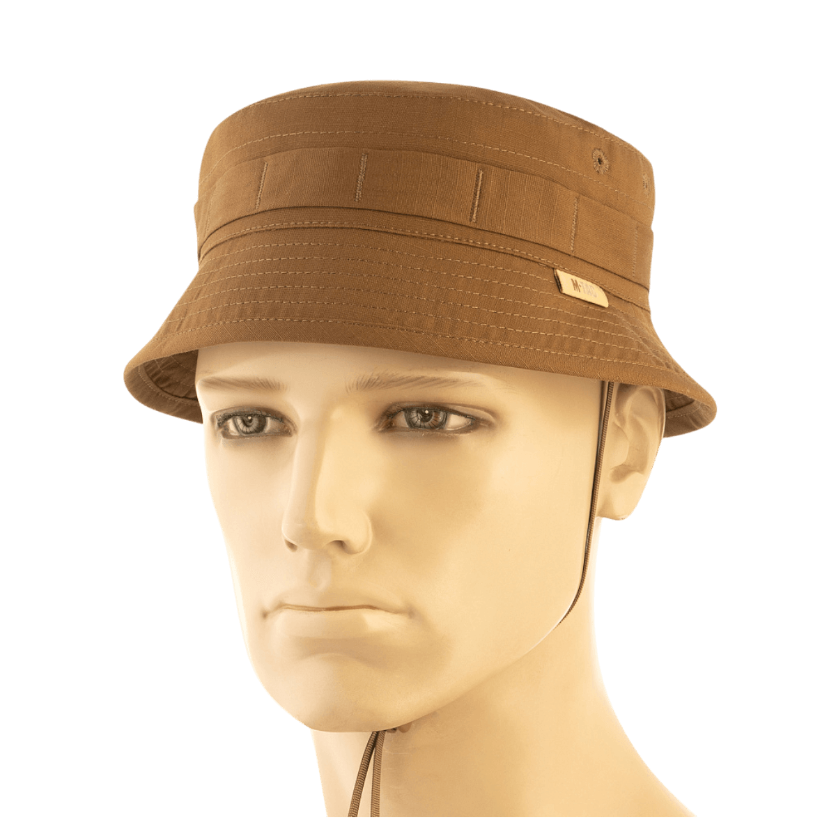 M-Tac Panamahat Gen. II Flex Rip-Stop ruskea rip-stop-kangas, NIJ-sertifiointi, edestä manekiinilla, galleria-asento 1.