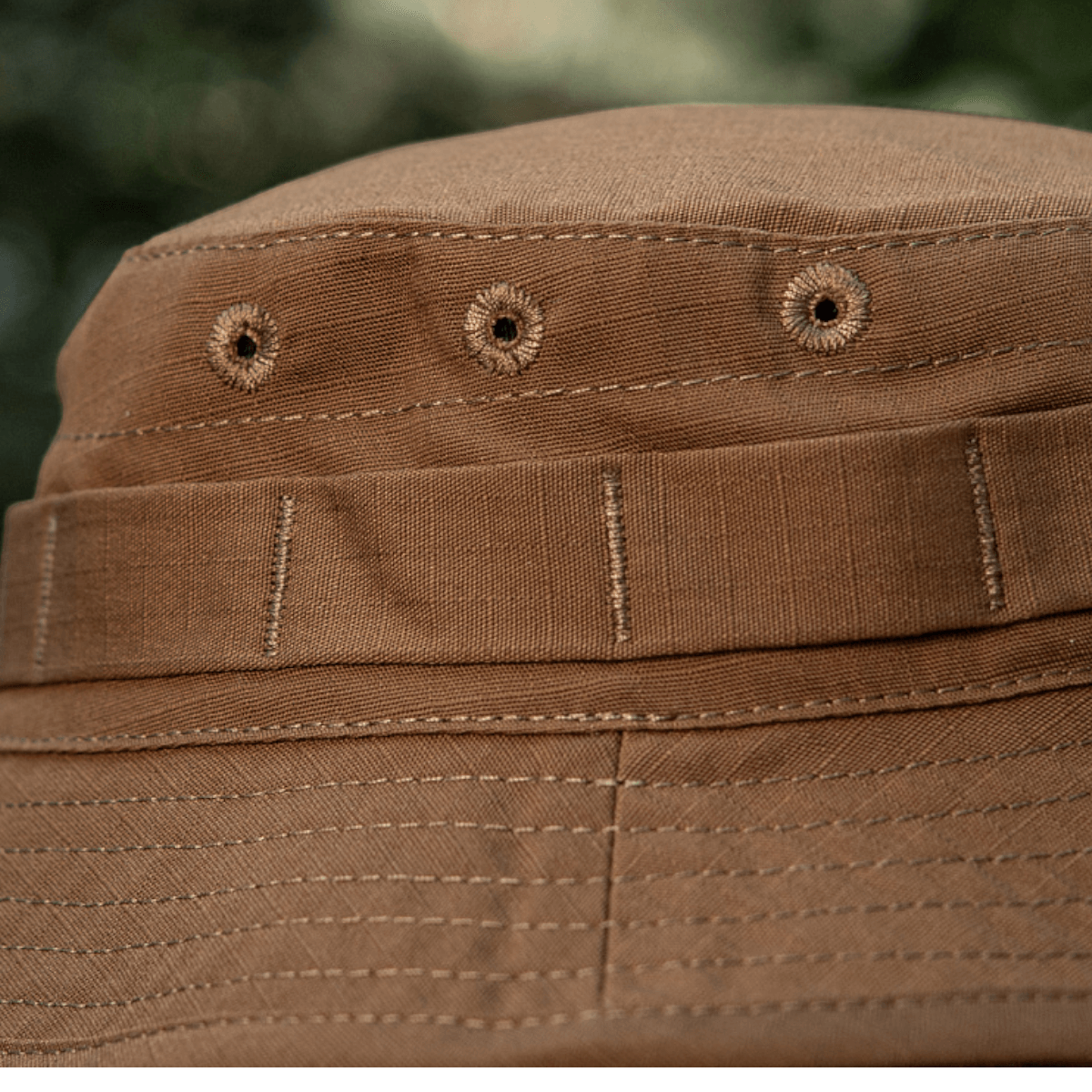 Lähikuva M-Tac Panamahat Gen. II Flex Rip-Stop kestävä rip-stop-kangas ja tuuletusreiät, galleria-asento 1.