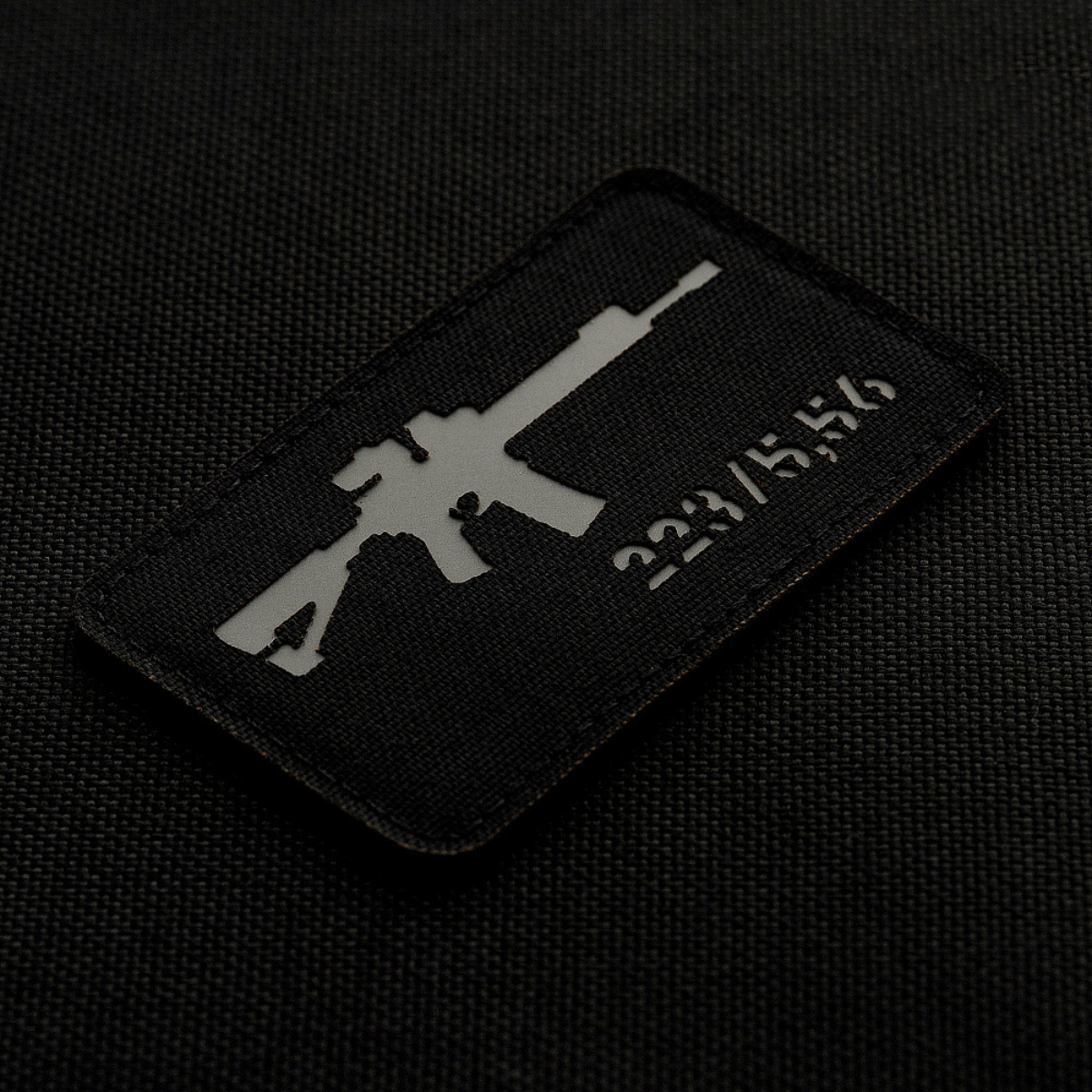 M-Tac AR-15 223/5,56 Laser Cut Patch, Velcro, taktinen moraalimerkki vaatteisiin ja varusteisiin. Kestävä Cordura 500D.