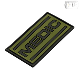 M-Tac Patch Medic PVC 3d taktinen lääkintäpatch, selkeä 3d-efekti, velcro-takaosa univormuihin, reppuihin ja laukuille, 70x35.