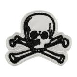 M-Tac Patch Old Skull Velcro taktinen tekstiilipatch 3D-efektillä ja kallokuvio, sopii taisteluun ja vapaa-aikaan