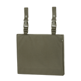 M-Tac istuinalusta vyökiinnikkeellä ARMOR, Cordura 1000D -kankaasta, edestä nähtynä asennuskiinnikkeillä, sopii kylmiin olosuhteisiin.