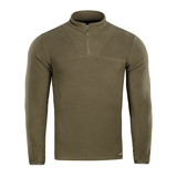 M-Tac Delta Polartec -fleece-takki vihreänä, valmistettu Polartec® Micro Series -fleecestä, puolivetoketjulla.