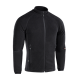 M-Tac Polartec Sport -fleecatakki mustana, moderni leikkaus ja mukava istuvuus, sopii vaihtokauteen ja viileään säähän.