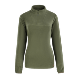 M-Tac Delta Polartec -naisten fleece-takki oliivinvihreänä, mukava ja lämmin, ihanteellinen kylmiin päiviin.