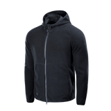 M-Tac Lite Microfleece Hættetrøje mustana, kevyt ja toiminnallinen joustavalla verkkomaisella rakenteella arjen ja ulkoilun mukavuuteen