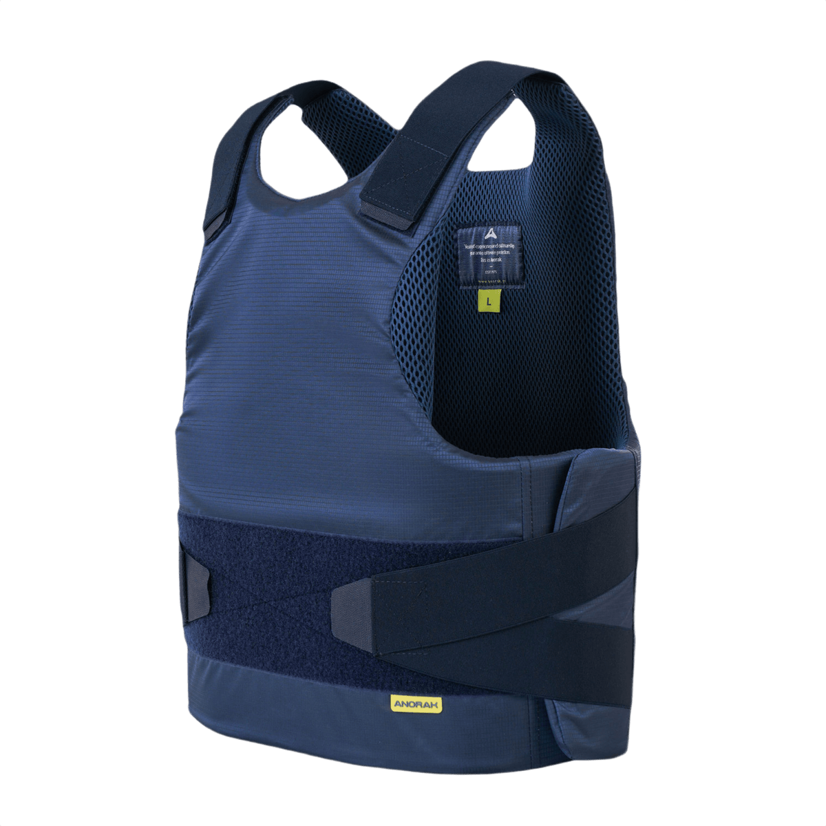 Anorak Concealable II Cover RIP-STOP Dry Comfort XT®:llä ja 3,5 mm SPACER Coolmax®:lla piilotettuun suojaukseen.