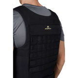 Anorak Duty III-M Cover takaa nähtynä, näyttää ergonomisen muotoilun ja PALS-webbingin MOLLE-varusteille.