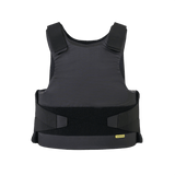 Anorak Rhodium® Concealable II musta rip-stop-ulkopinta, diskreetti ja suojaava, Level IIIA-tason turvallisuusstandardi