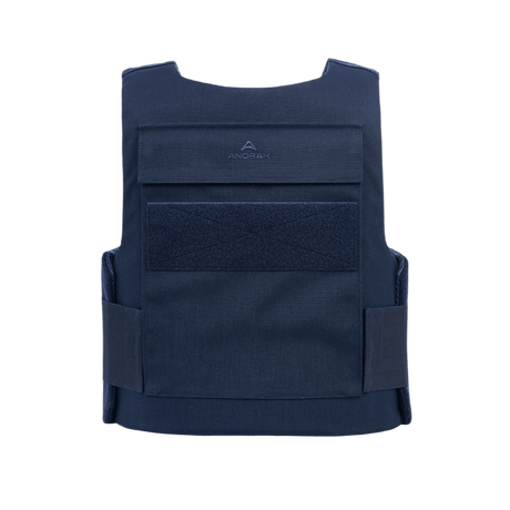 Anorak Rhodium® Duty III pistos- ja luotisuojaliivi, Level IIIA -suoja, soft armor, musta liivi turvallisuutta ja mukavuutta varten
