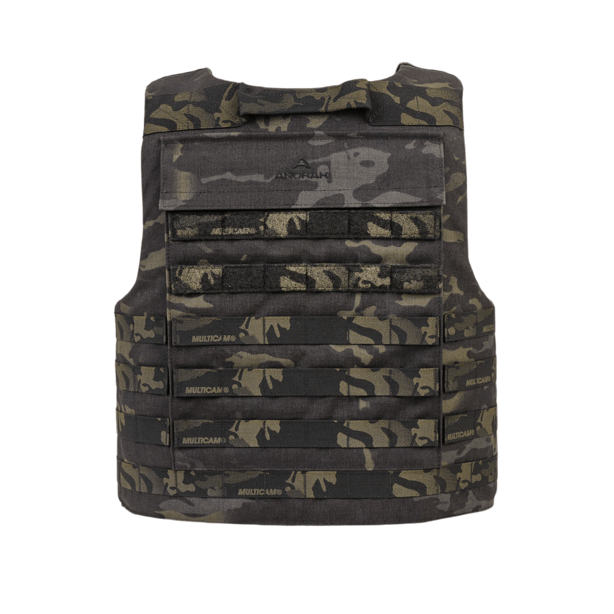 Anorak Rhodium® Tactical III MultiCam® pistos- ja luotiliivi, pehmeä suojaliivi, taso Level IIIA.