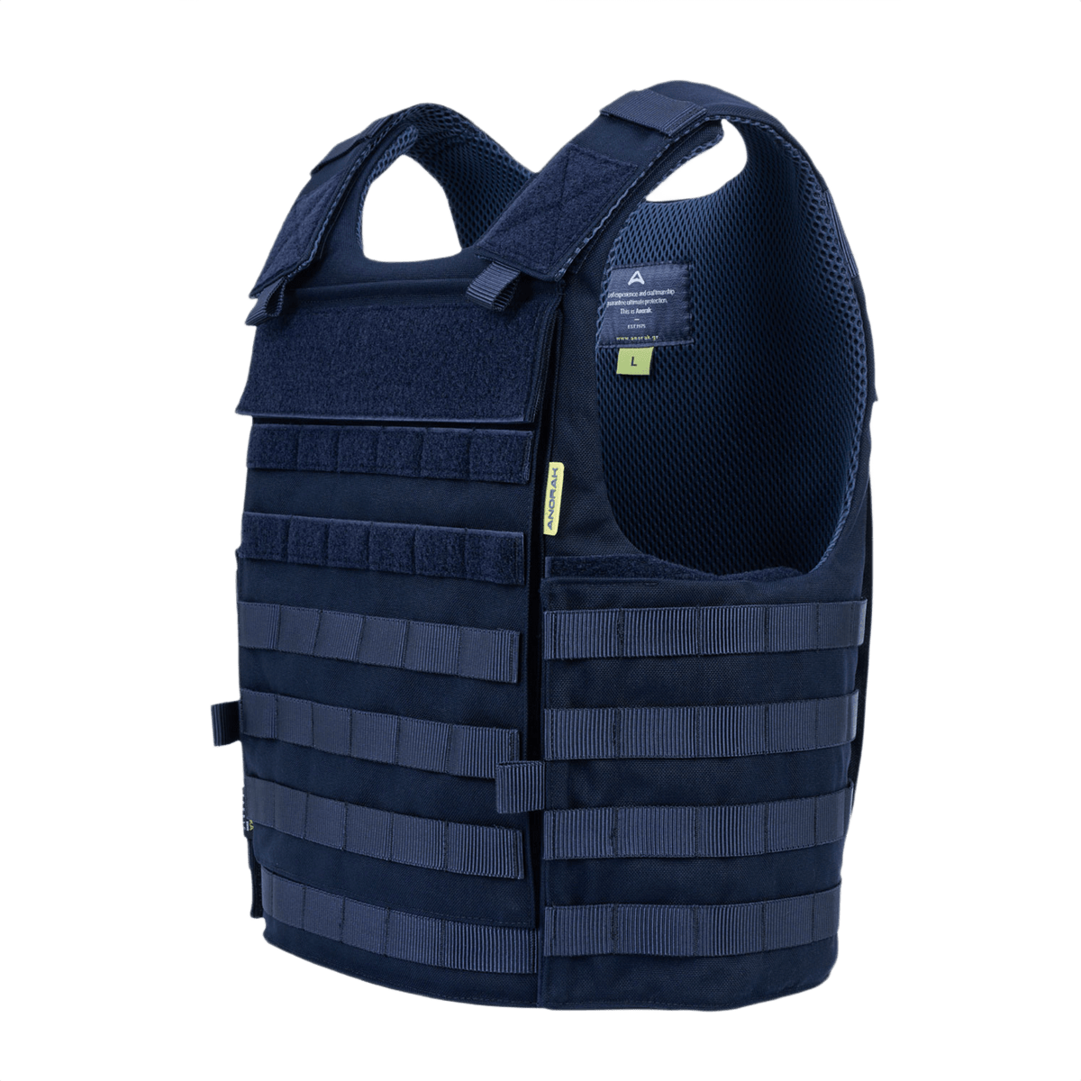 Anorak Rhodium® Tactical I pistos- ja luodinsuojaliivi, NIJ 0101.06 taso Level IIIA suojaa teriä ja veitsiä vastaan.