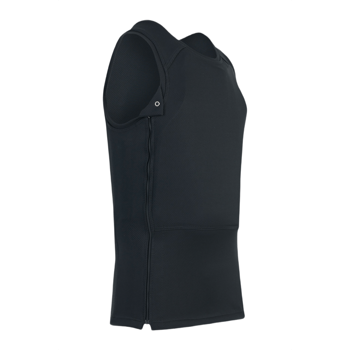 Anorak Rhodium® Undershirt II pehmeä suojaliivi, NIJ Level IIIA suoja, musta, korkea piilotettavuus, täysi vartalosuoja.