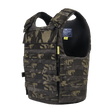 Anorak Rhodium® Tactical III MultiCam® pistos- ja luotiliivi, NIJ 0101.06 taso Level IIIA suoja, musta ja maastokuvio.