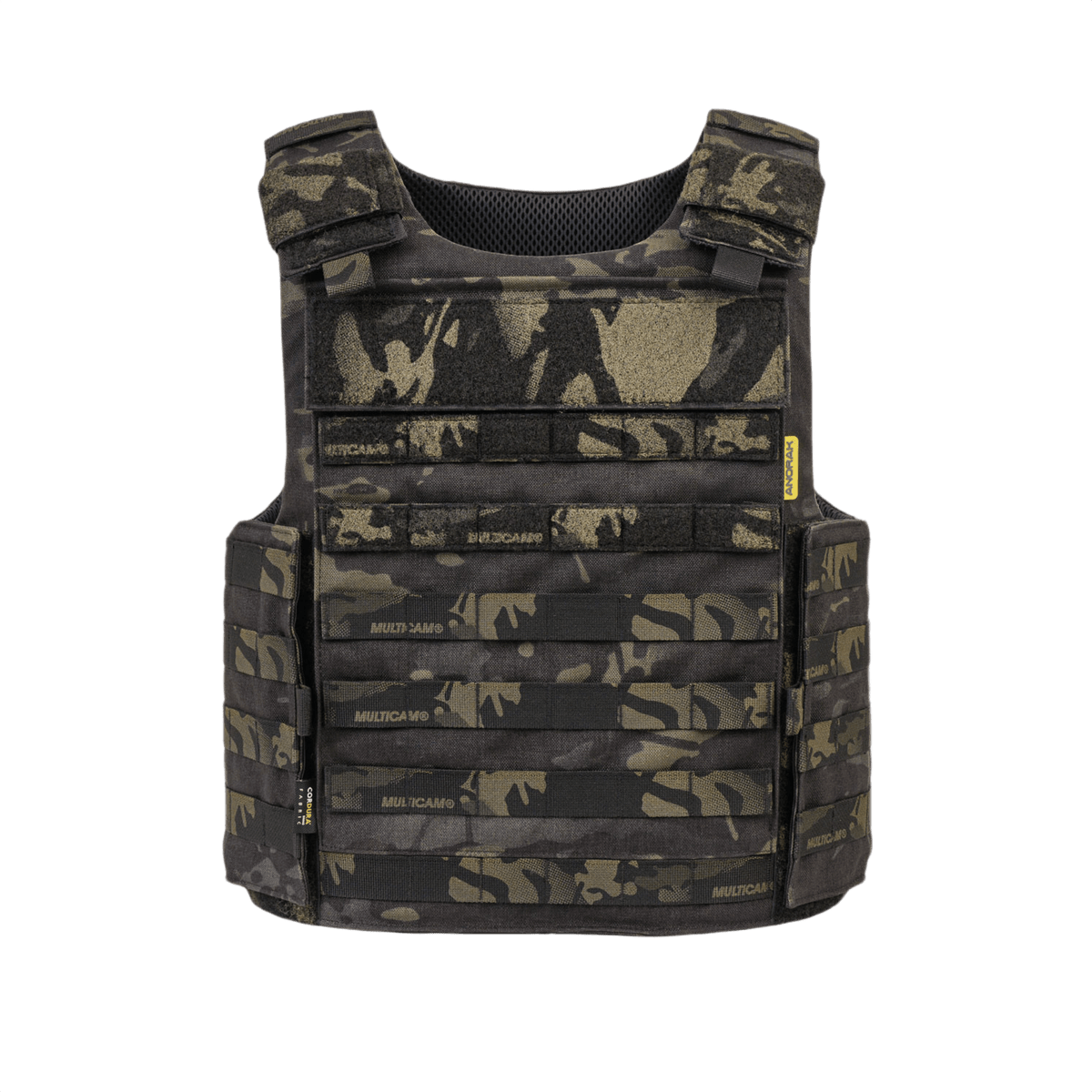 Anorak Rhodium® Tactical III MultiCam® pistos- ja luotiliivi, NIJ 0101.06 taso Level IIIA suoja veitsiä vastaan.